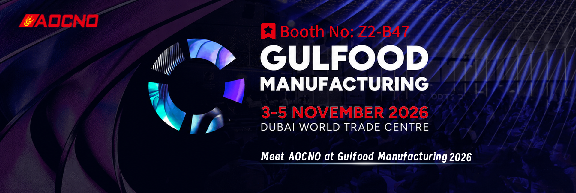 AOCNO expondrá en Gulfood Manufacturing 2026 en Dubái