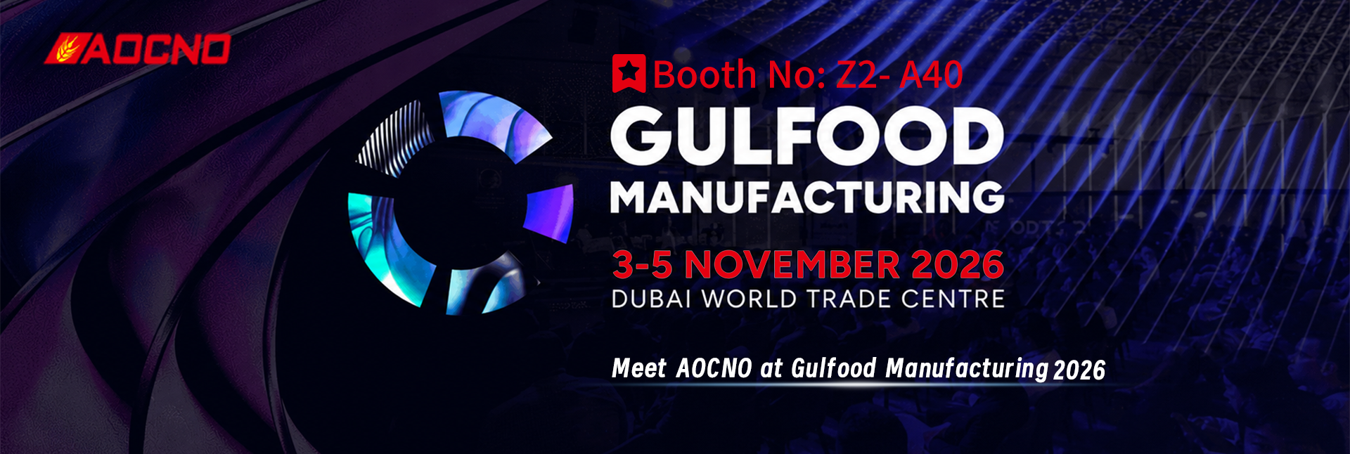 AOCNO expondrá en Gulfood Manufacturing 2026 en Dubái
